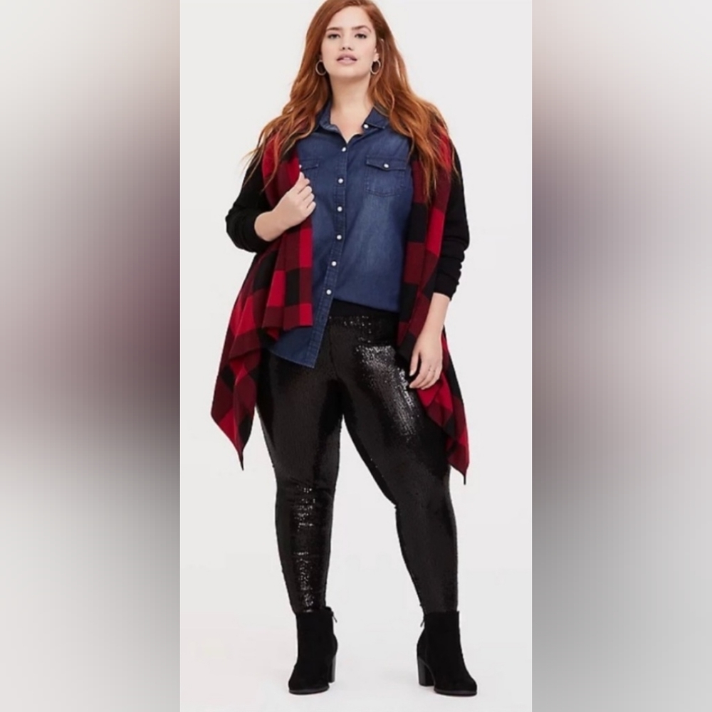TORRID Sequins "Coming and Going" Premium Legging! NWT! - Picture 5 of 8